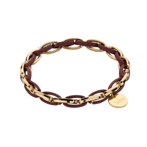 54786MIX09 Armband Biba Chain Donkerbruin 54786MIX09 Armband Biba Chain Donkerbruin